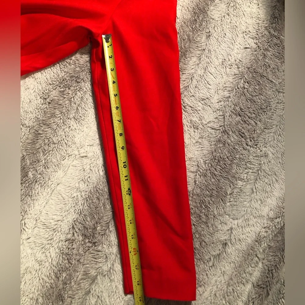 PRETTYLITTLETHING red longline oversized blazer - Picture 10 of 13